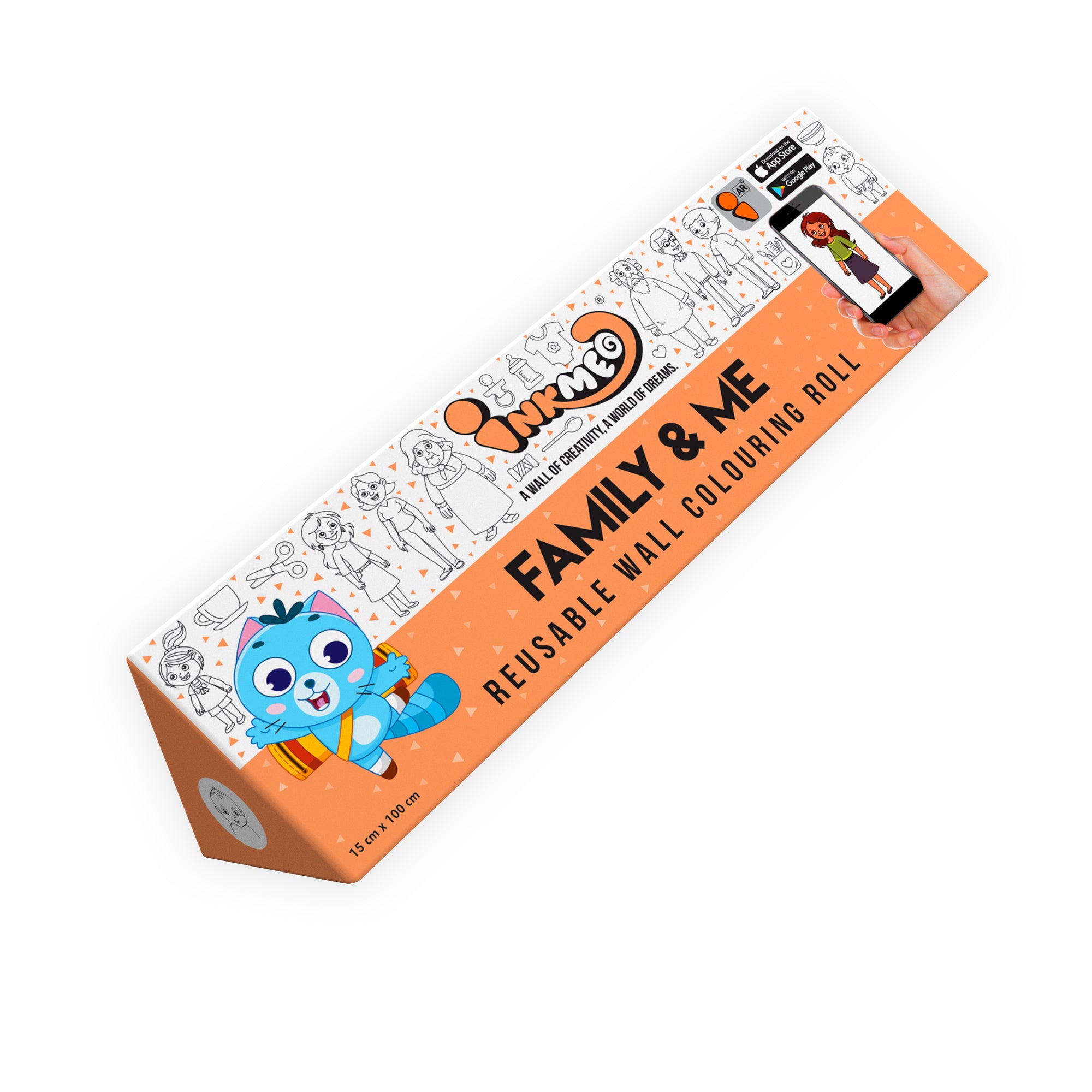 Family And Me Colouring Roll