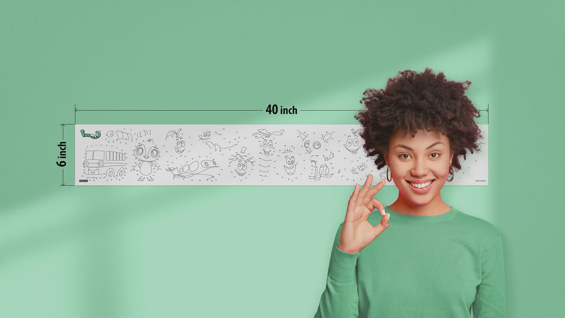 Join The Dots Colouring Roll