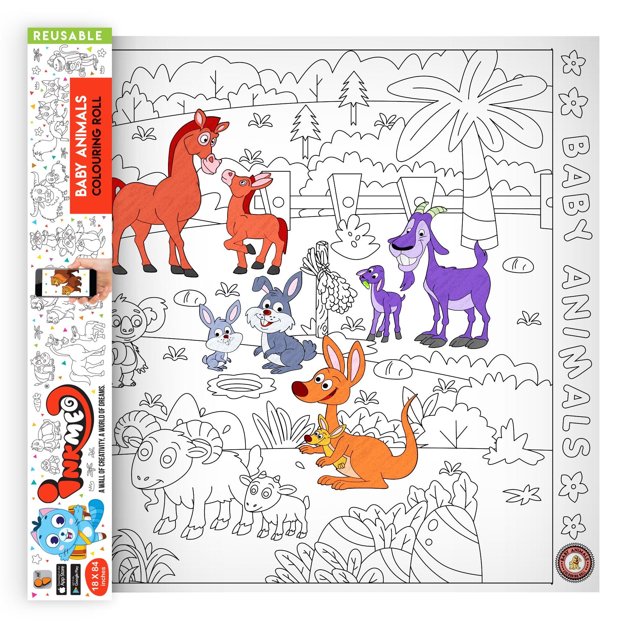 The image depicts a red box with a roll opened from inside it alongside a colourful picture.