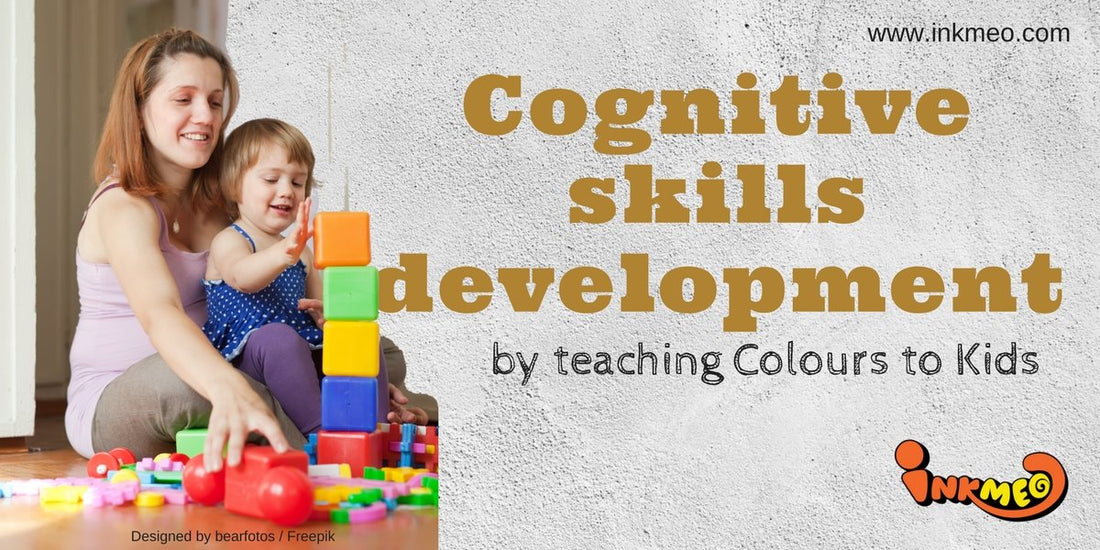 Cognitive skills development by teaching Colours to Kids - Feature image