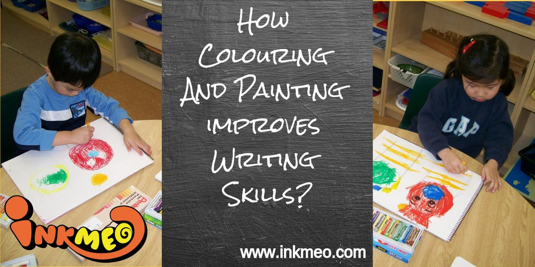 How Colouring And Painting improves Writing Skills-Feature image