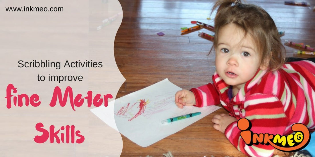 Scribbling Activities to improve Fine Motor Skills-Feature image