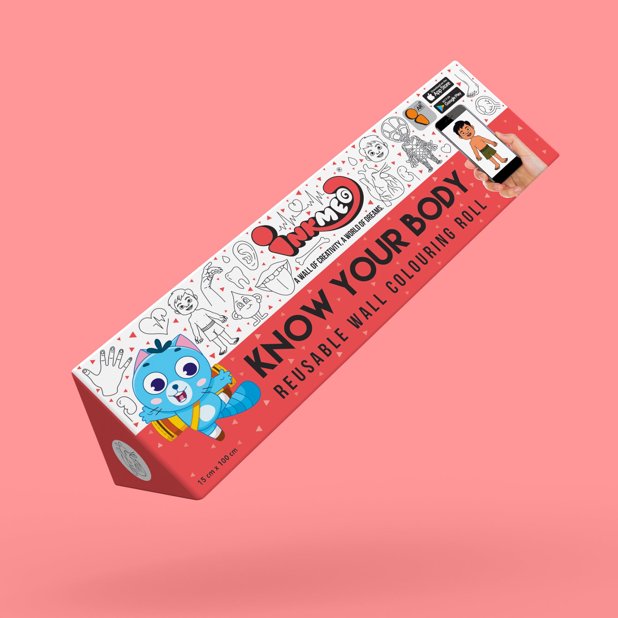 Reusable Wall Colouring Rolls - With AR