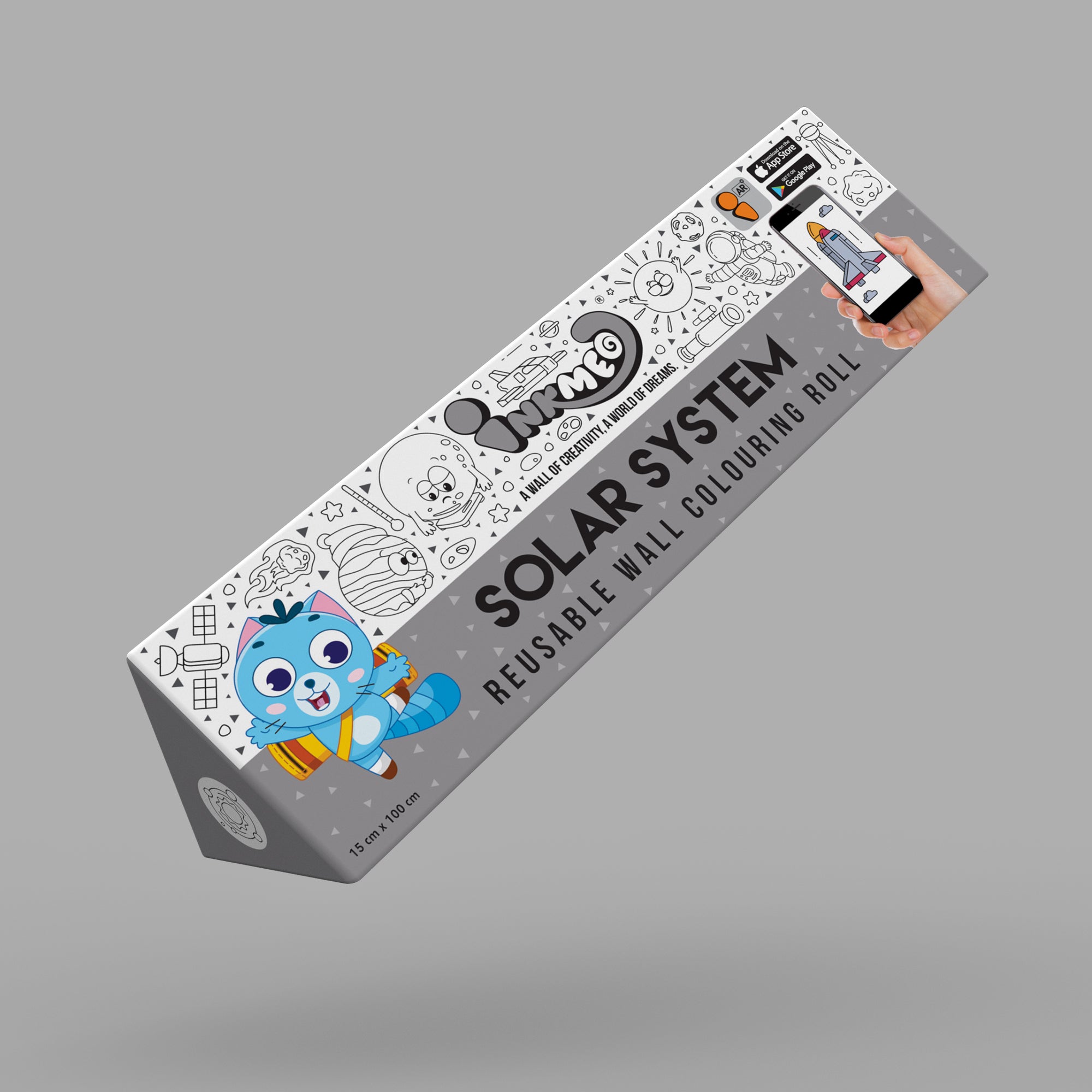 Reusable Wall Colouring Rolls - With AR