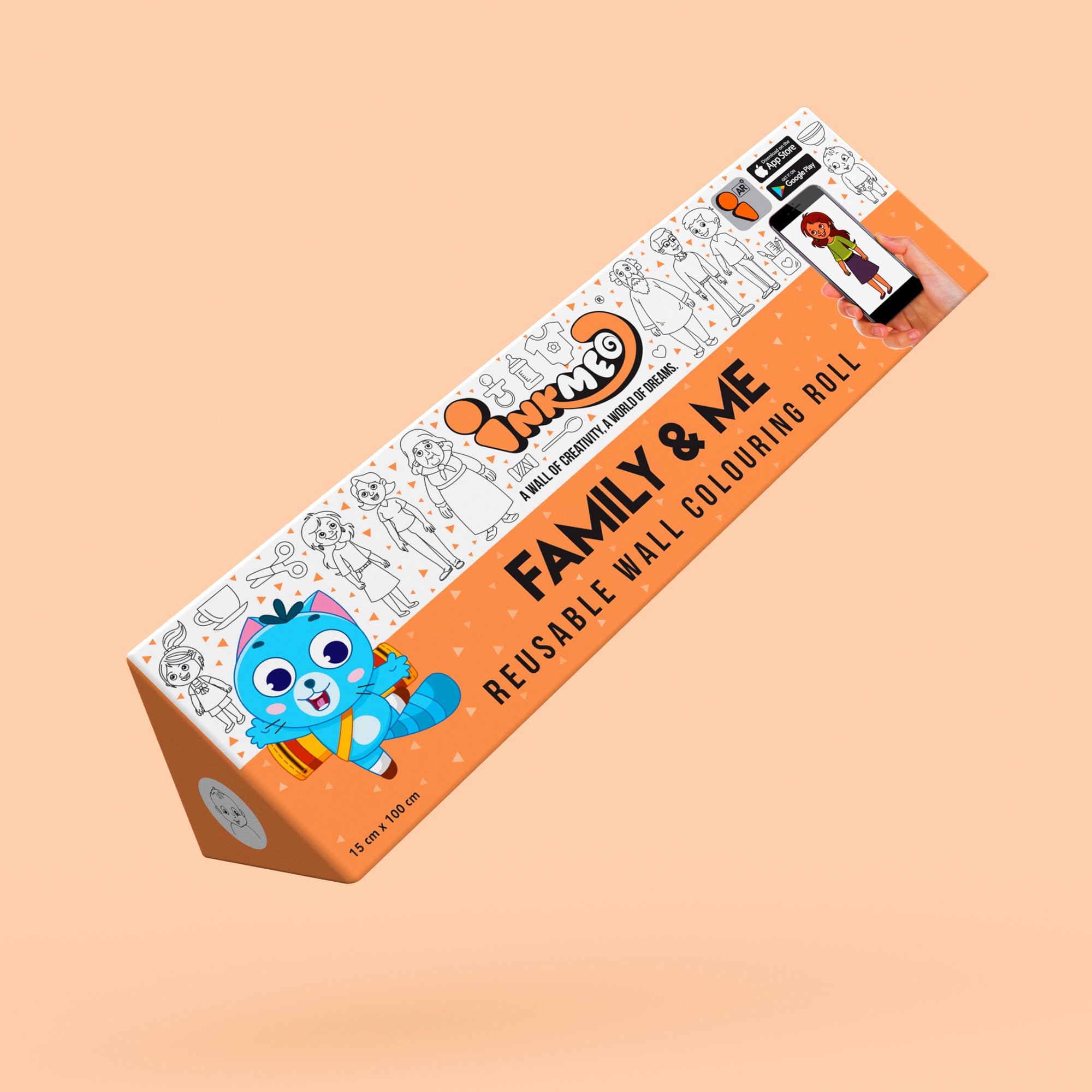 Reusable Wall Colouring Rolls - With AR