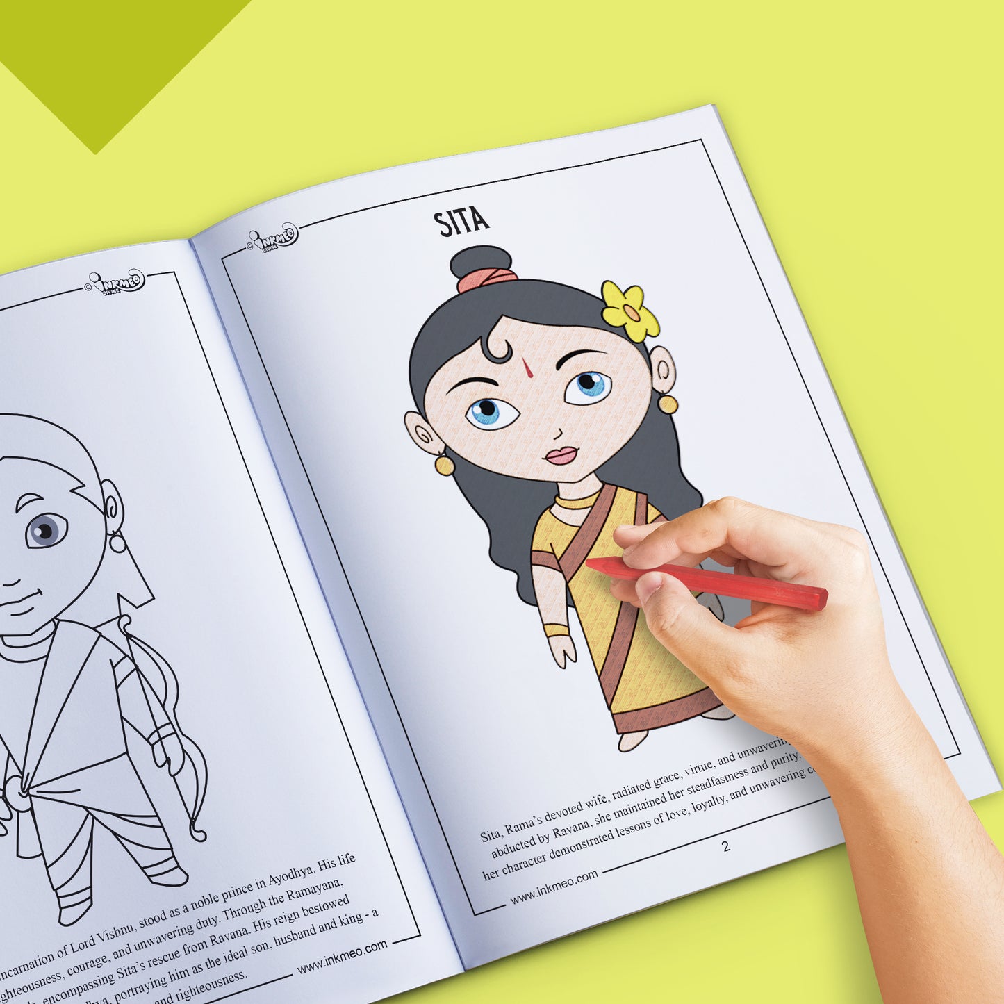 Characters of Ramayana Colouring Book