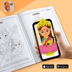 Hindu Gods Reusable colouring Book