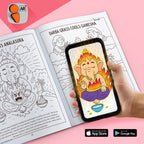 Inkmeo Ganesha Reusable Colouring Book with AR Tech