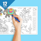 Krishna Reusable Wall Colouring Roll