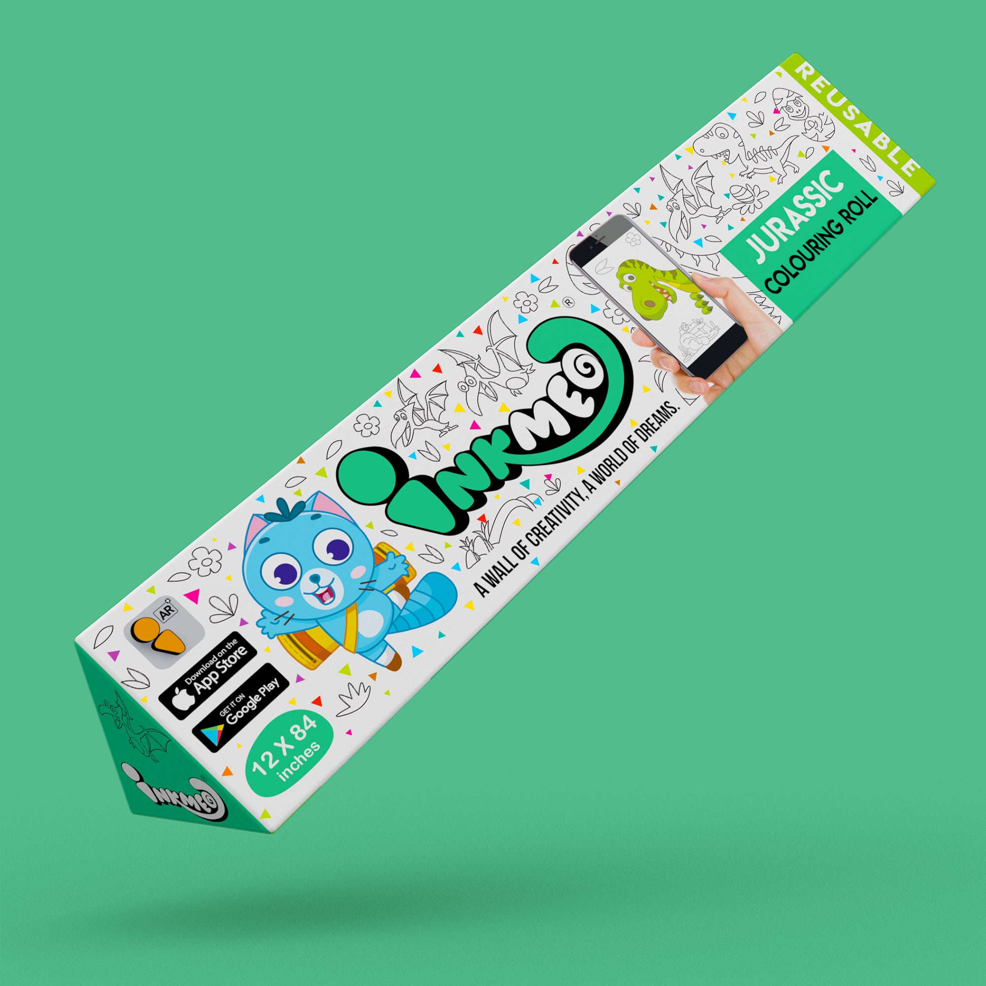 Reusable Wall Colouring Rolls - With AR