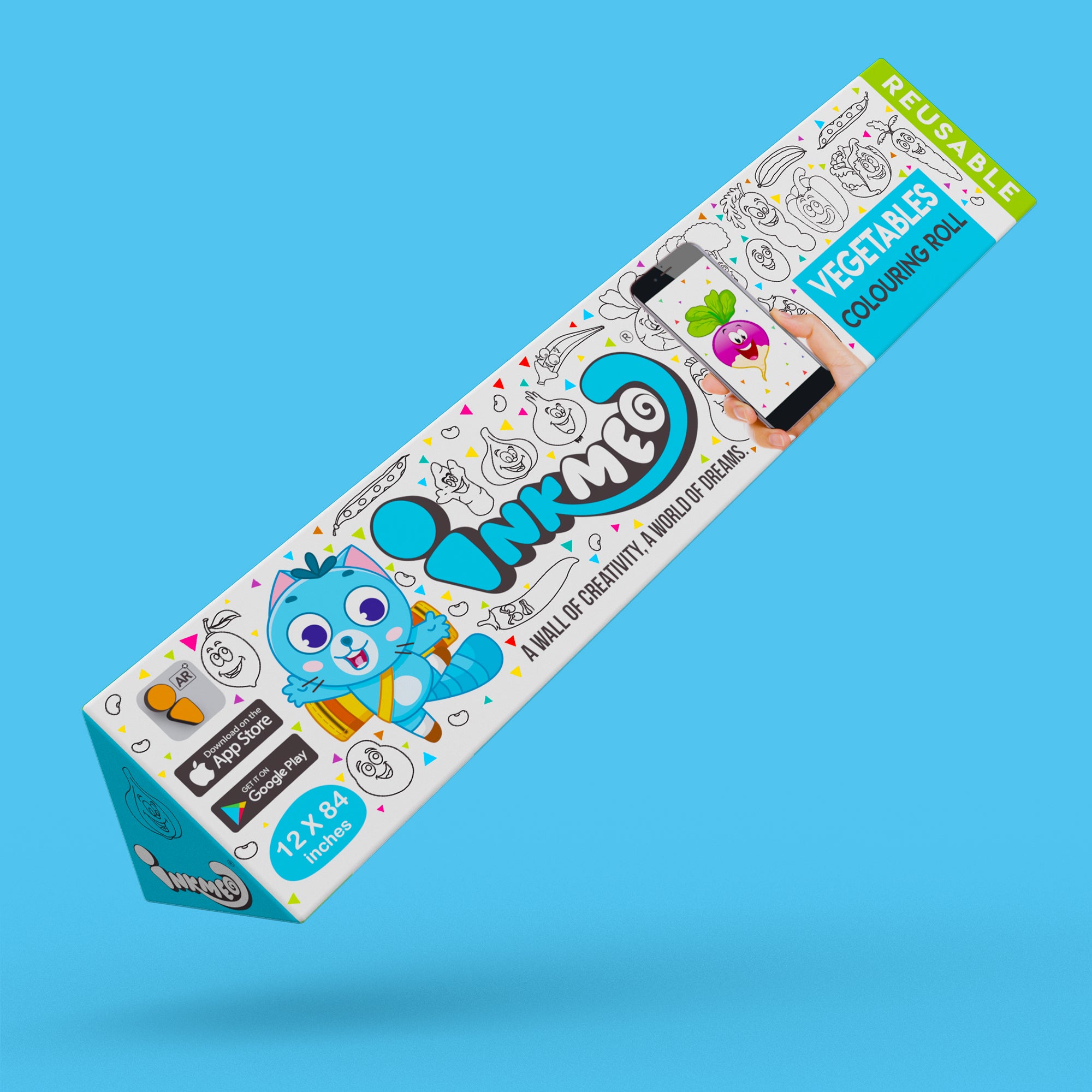 Reusable Wall Colouring Rolls - With AR