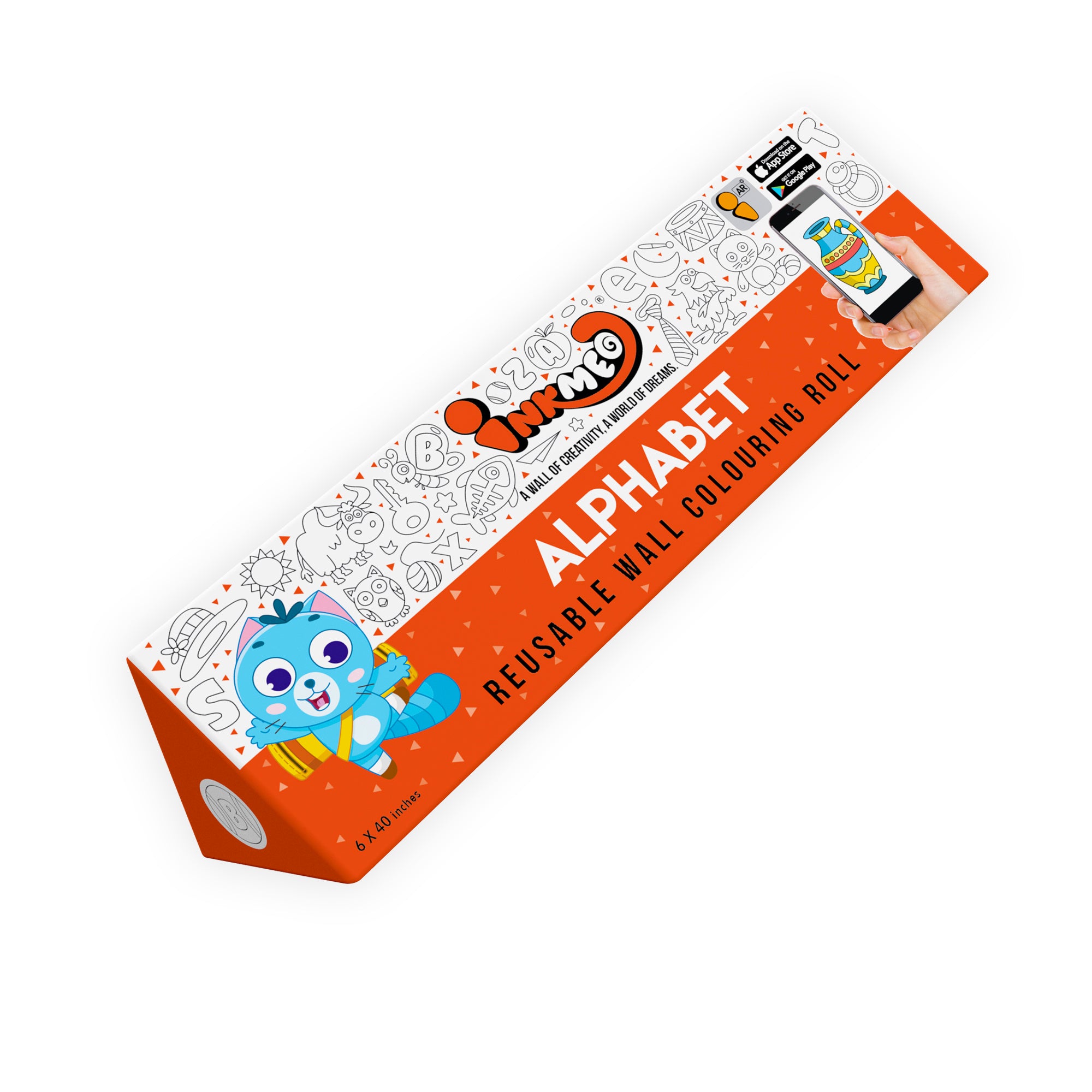 Alphabet Wall Colouring Roll