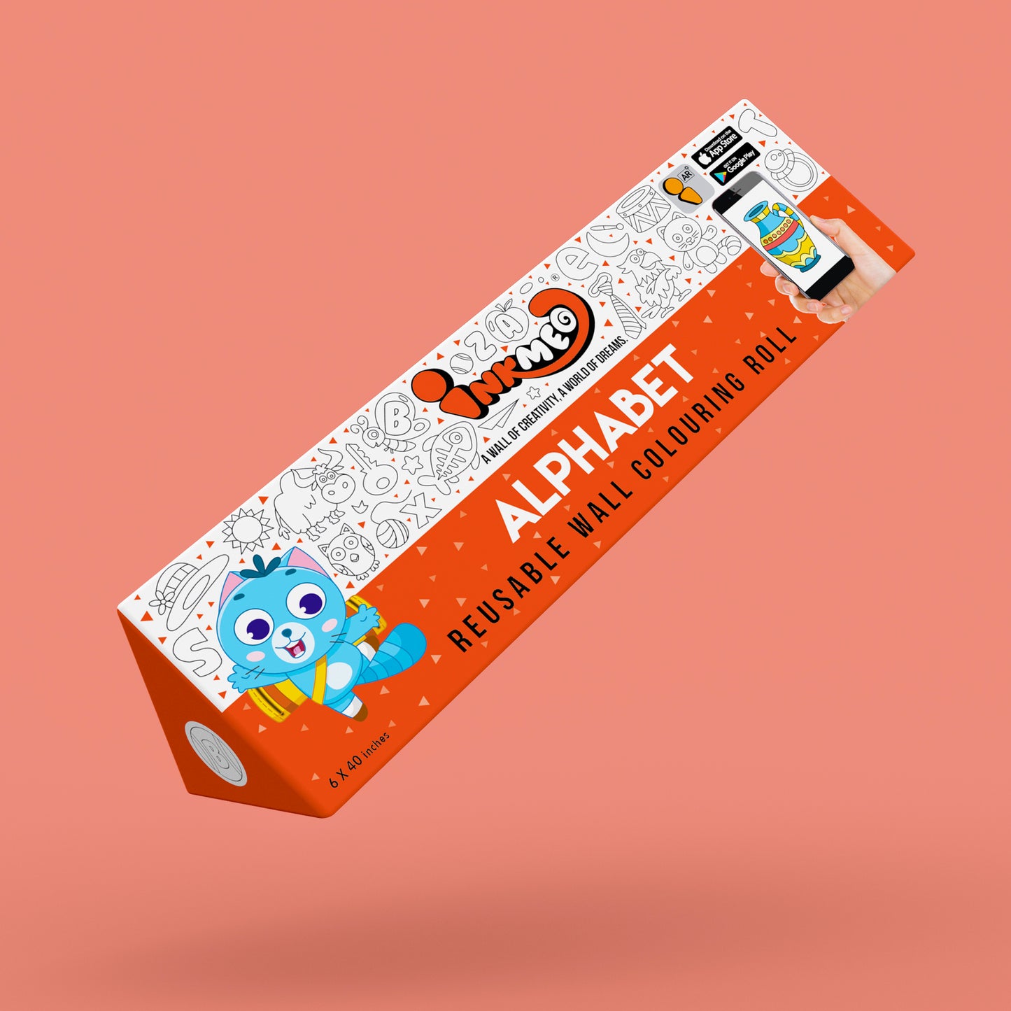 Reusable Wall Colouring Rolls - With AR