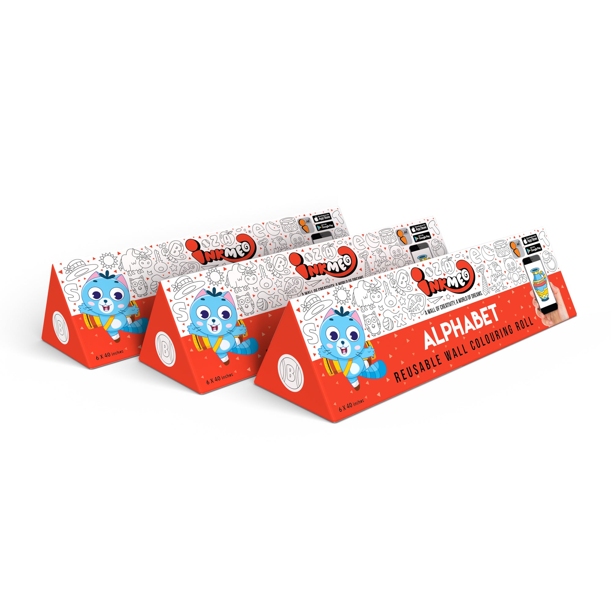 Alphabet Wall Colouring Roll