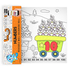The image depicts a roll being pulled out from the triangular box, displaying colorful pictures.