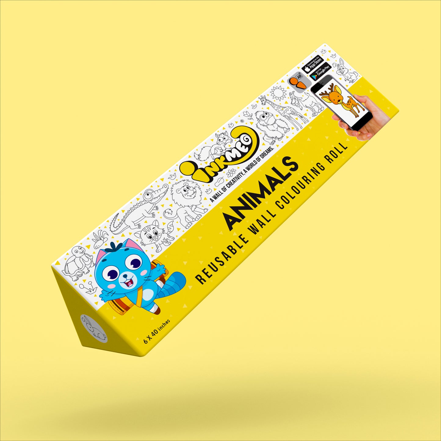 Reusable Wall Colouring Rolls - With AR