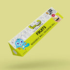 The image shows a green backdrop with a 6*40 inch Inkmeo fruits triangular box placed in the center.