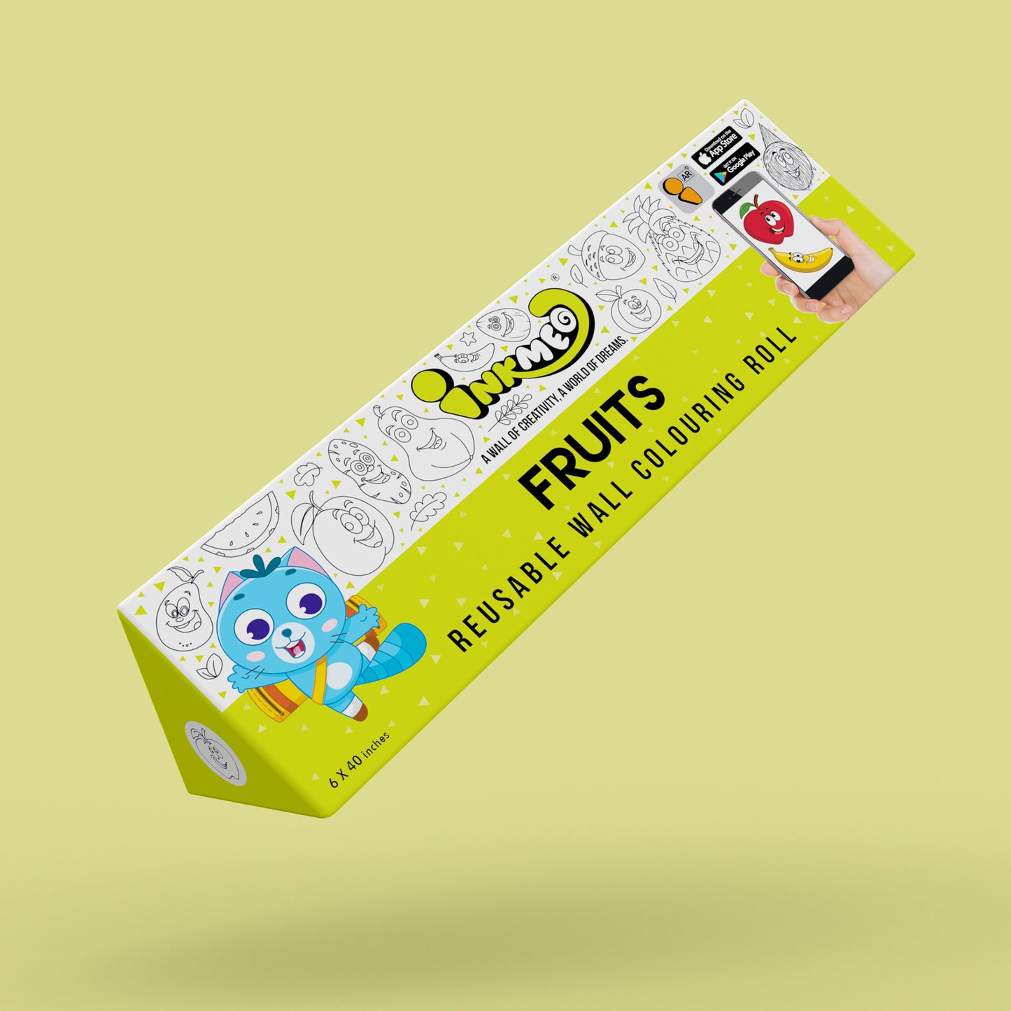 Reusable Wall Colouring Rolls - With AR