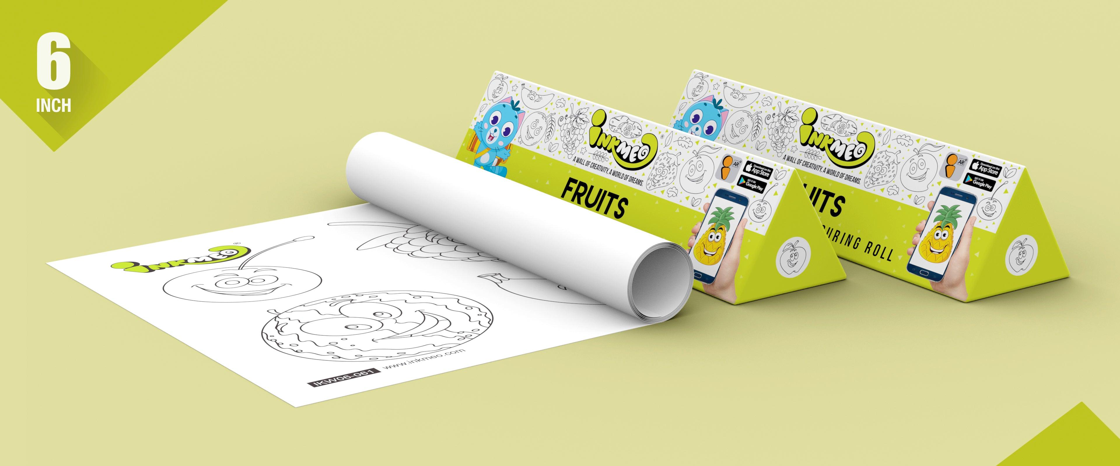 The image depicts two 6*40-inch green triangular fruits boxes placed alongside each other, with a sheet rolled out next to them.