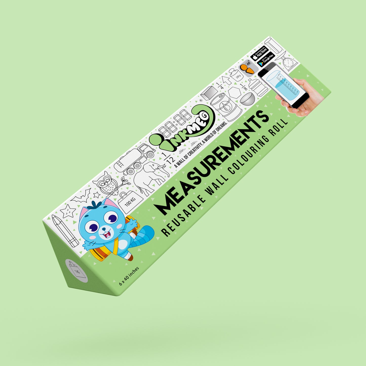 Reusable Wall Colouring Rolls - With AR