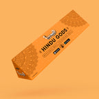 The image shows orange backdrop with orange box in the centre.