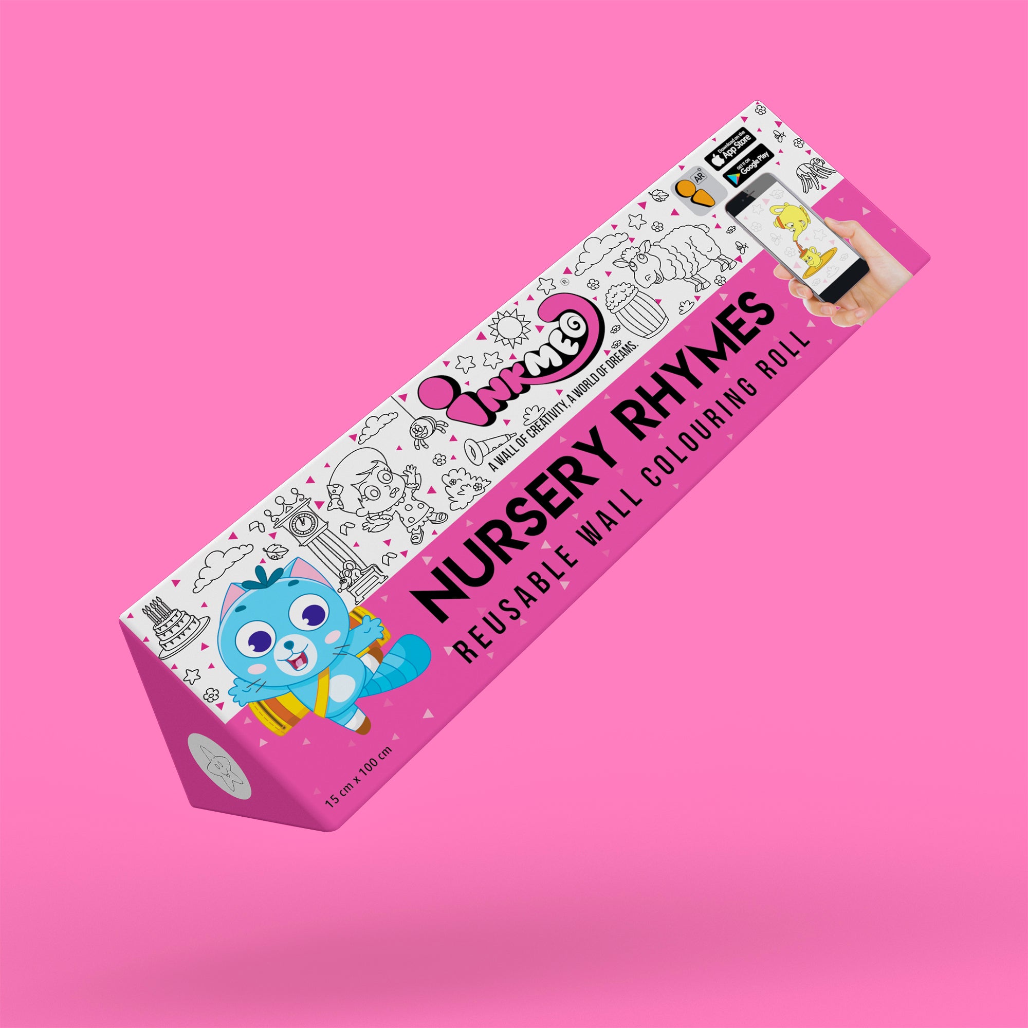 Reusable Wall Colouring Rolls - With AR