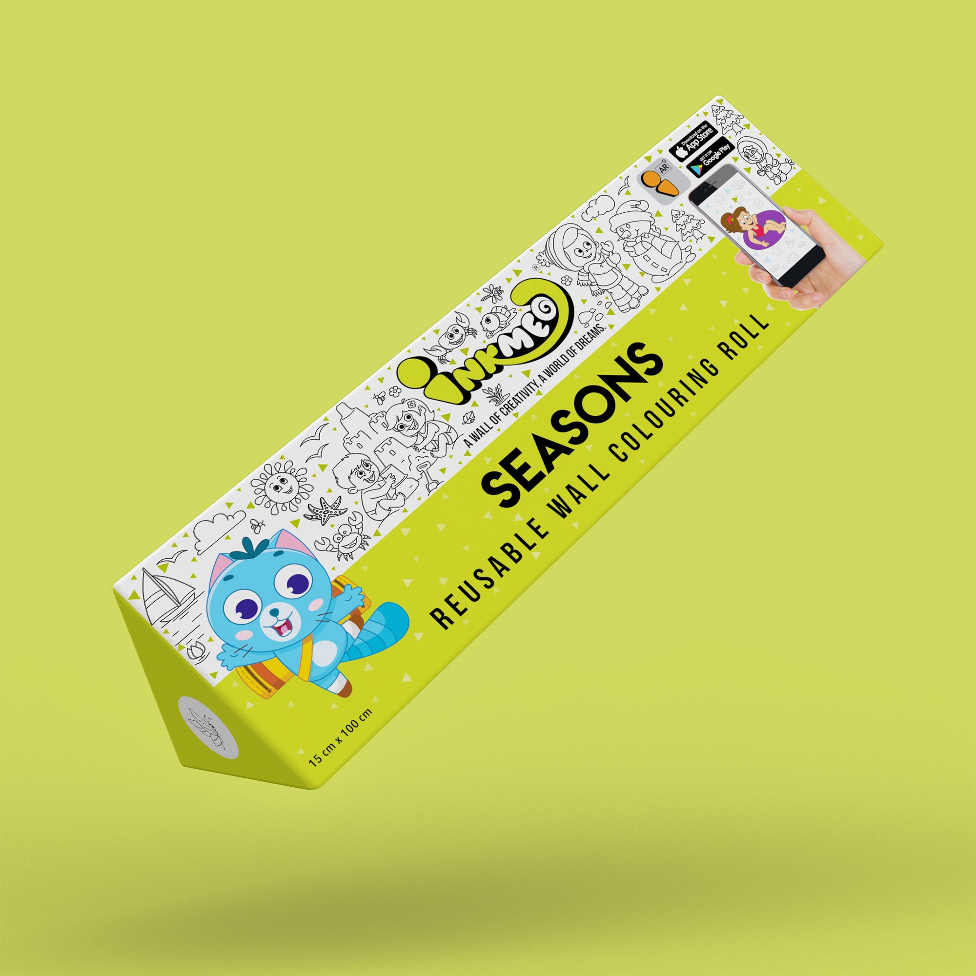 Reusable Wall Colouring Rolls - With AR