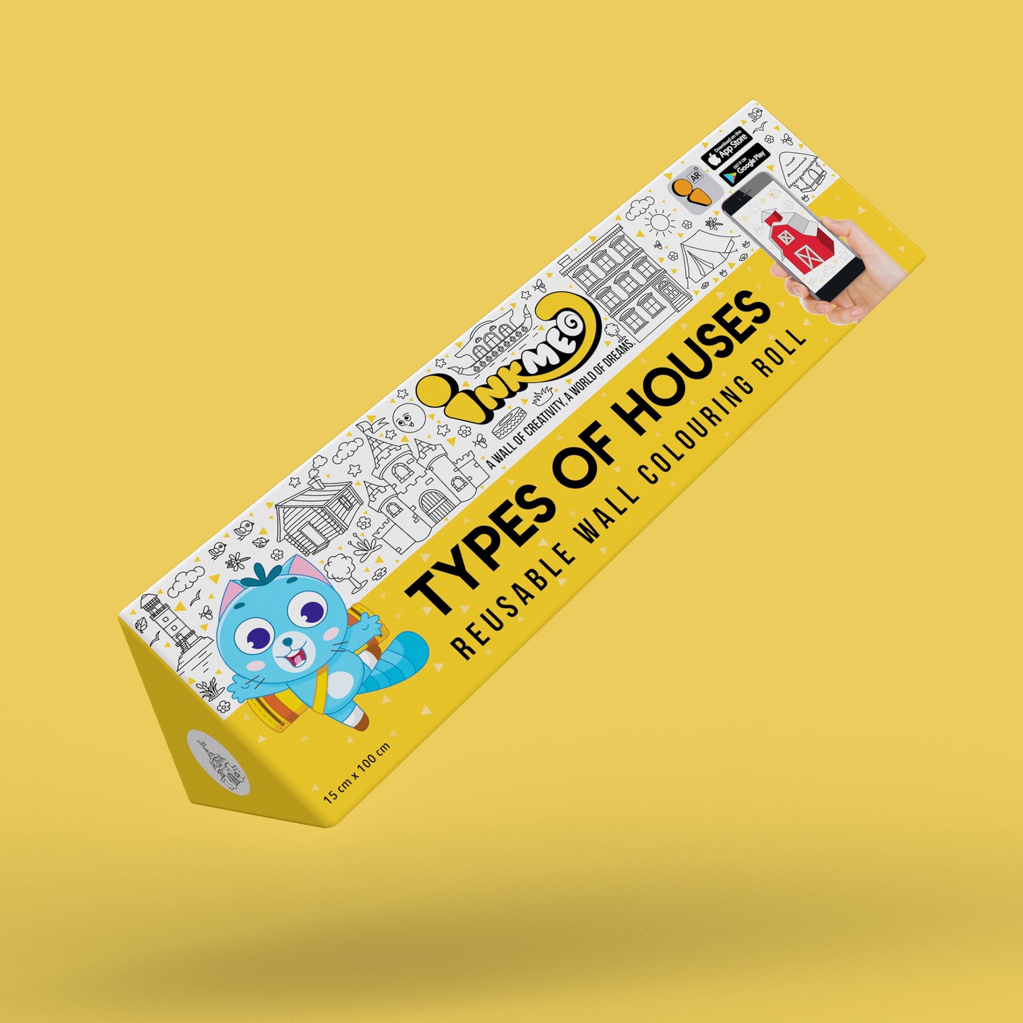 Reusable Wall Colouring Rolls - With AR
