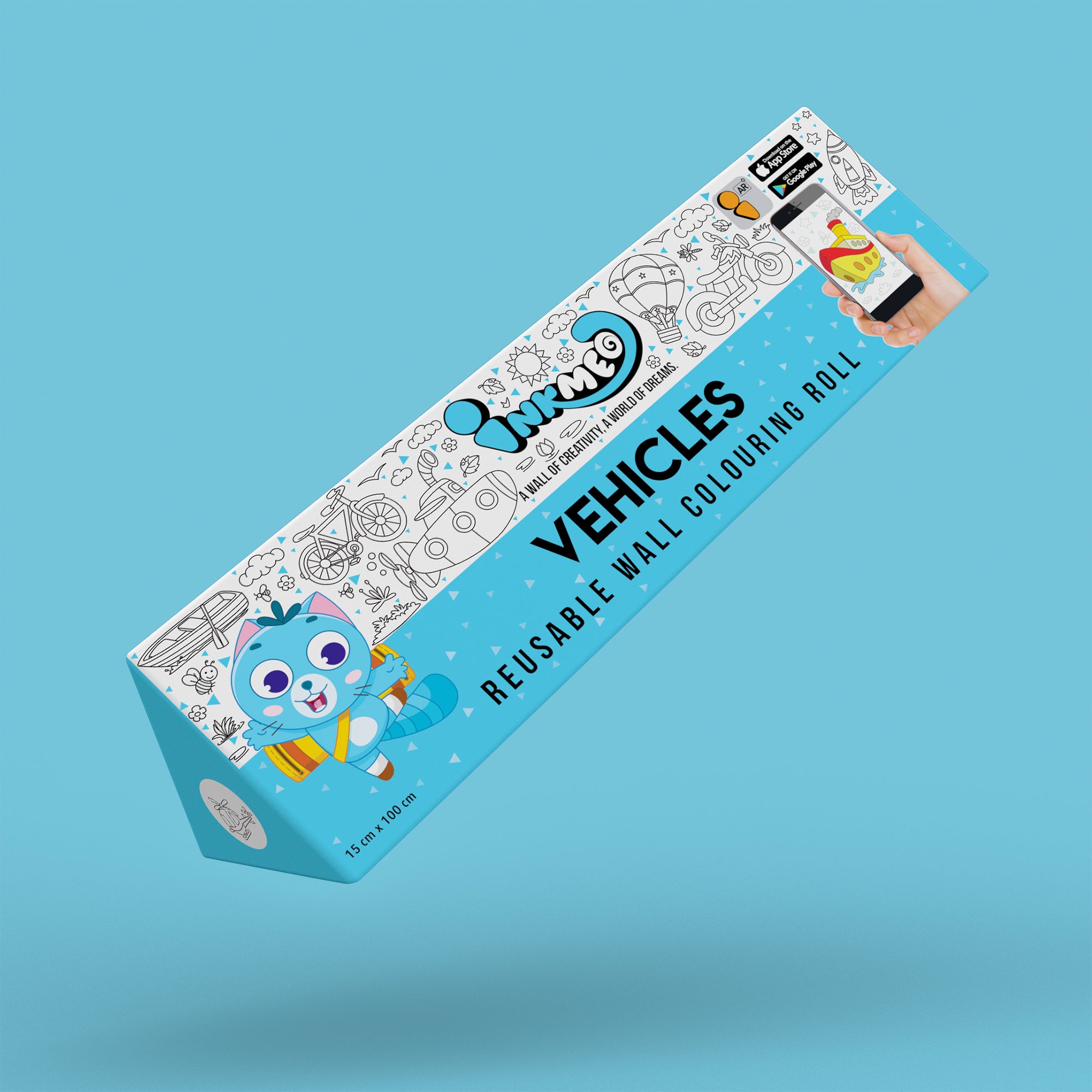 Reusable Wall Colouring Rolls - With AR