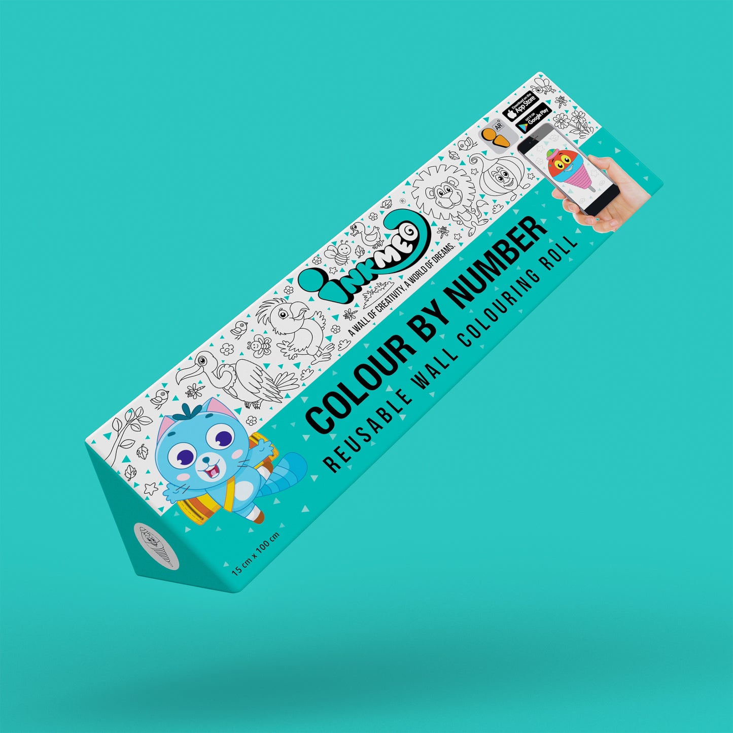 Reusable Wall Colouring Rolls - With AR