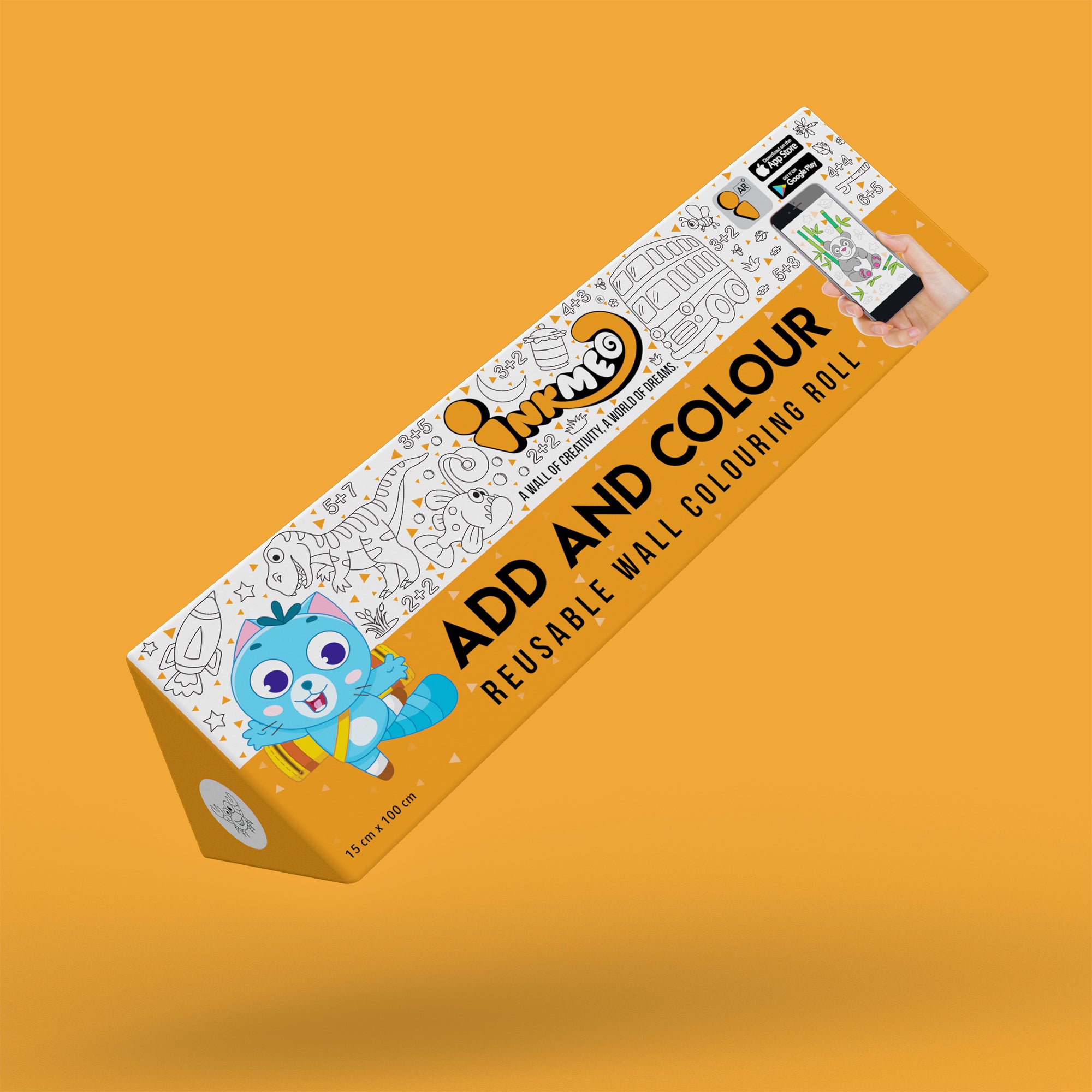 Reusable Wall Colouring Rolls - With AR