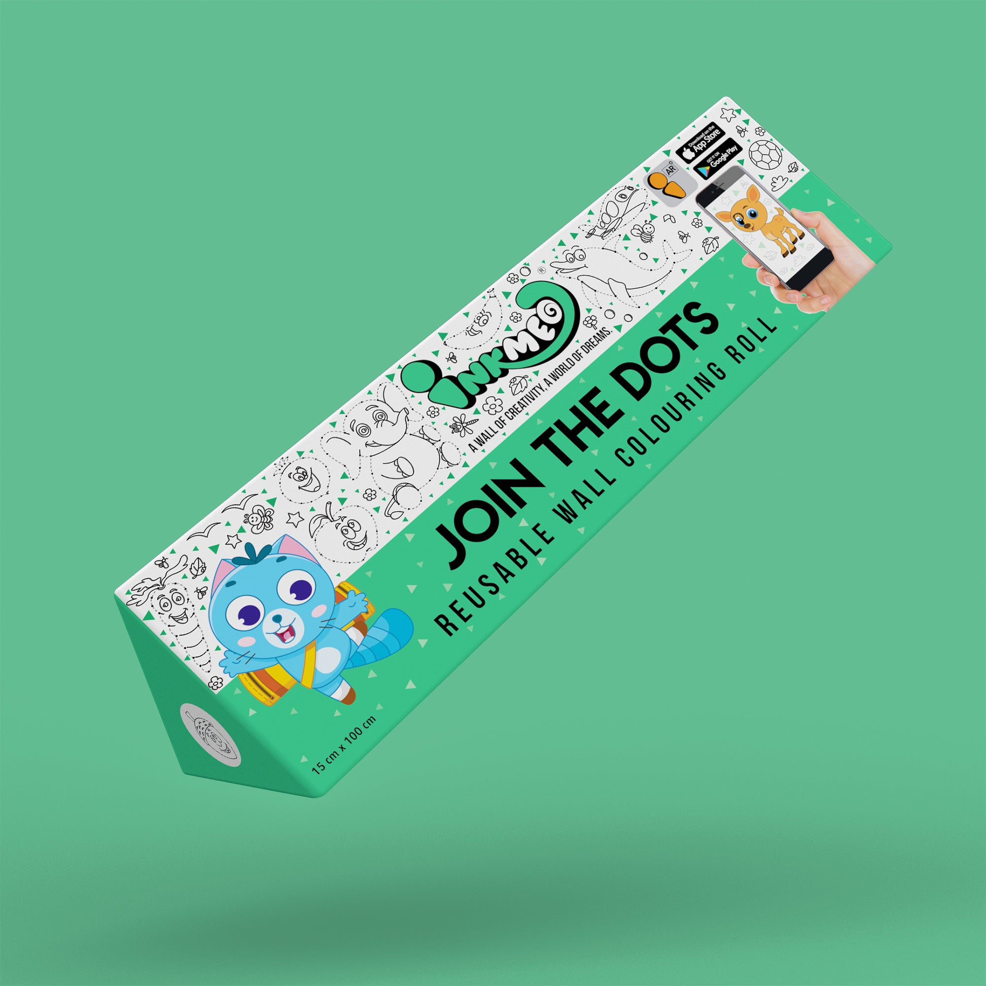 Reusable Wall Colouring Rolls - With AR