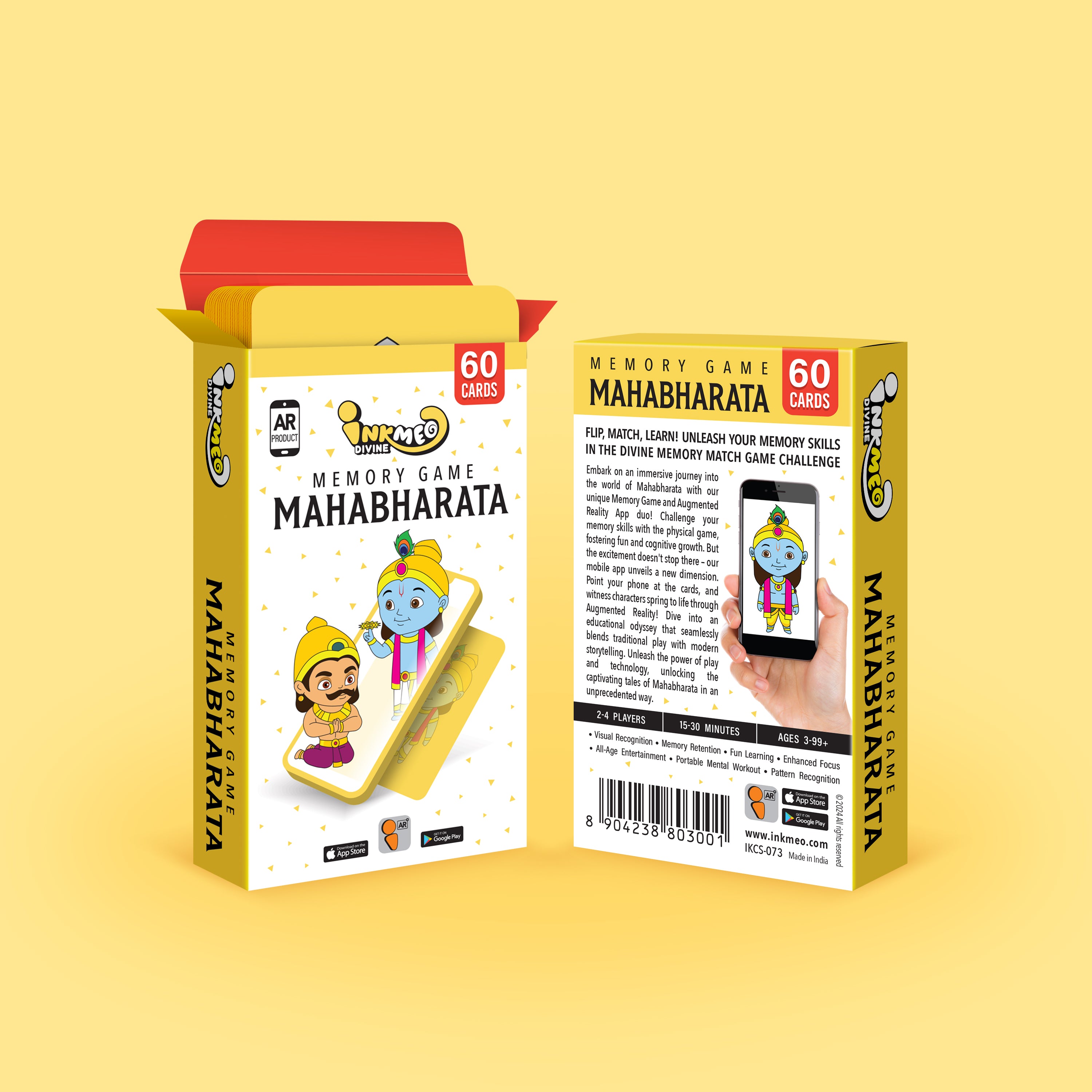 Memory Game Mahabharata Cards | AR Enabled