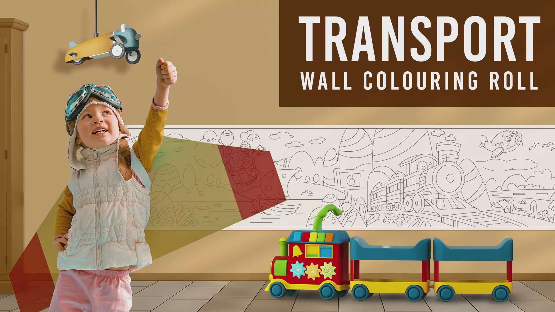 Transport Colouring Roll