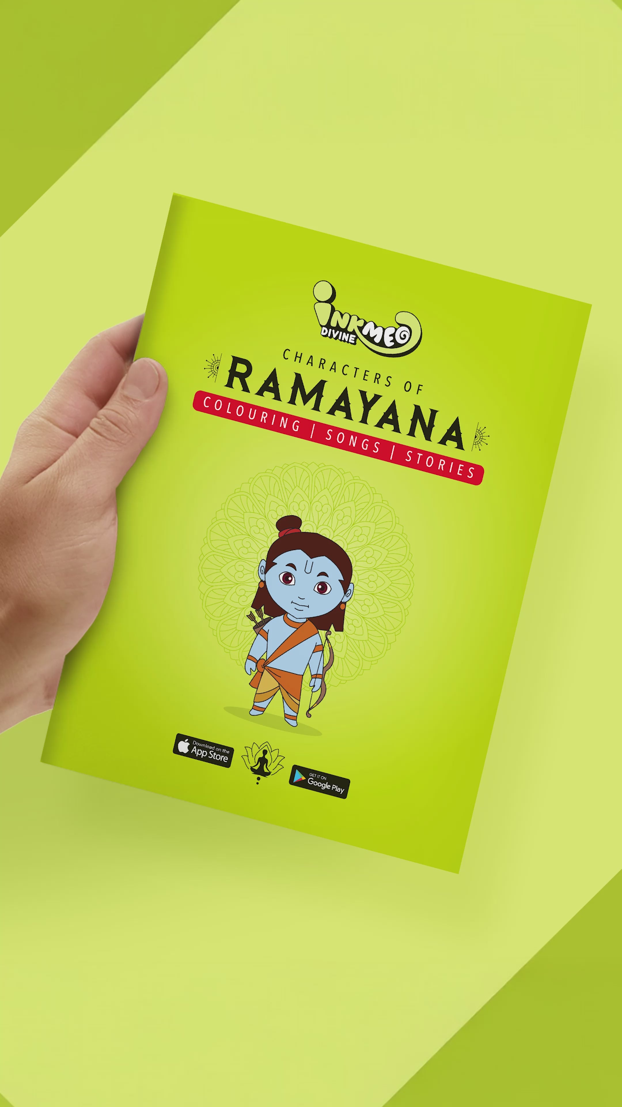 Characters of Ramayana Reusable Colouring Book