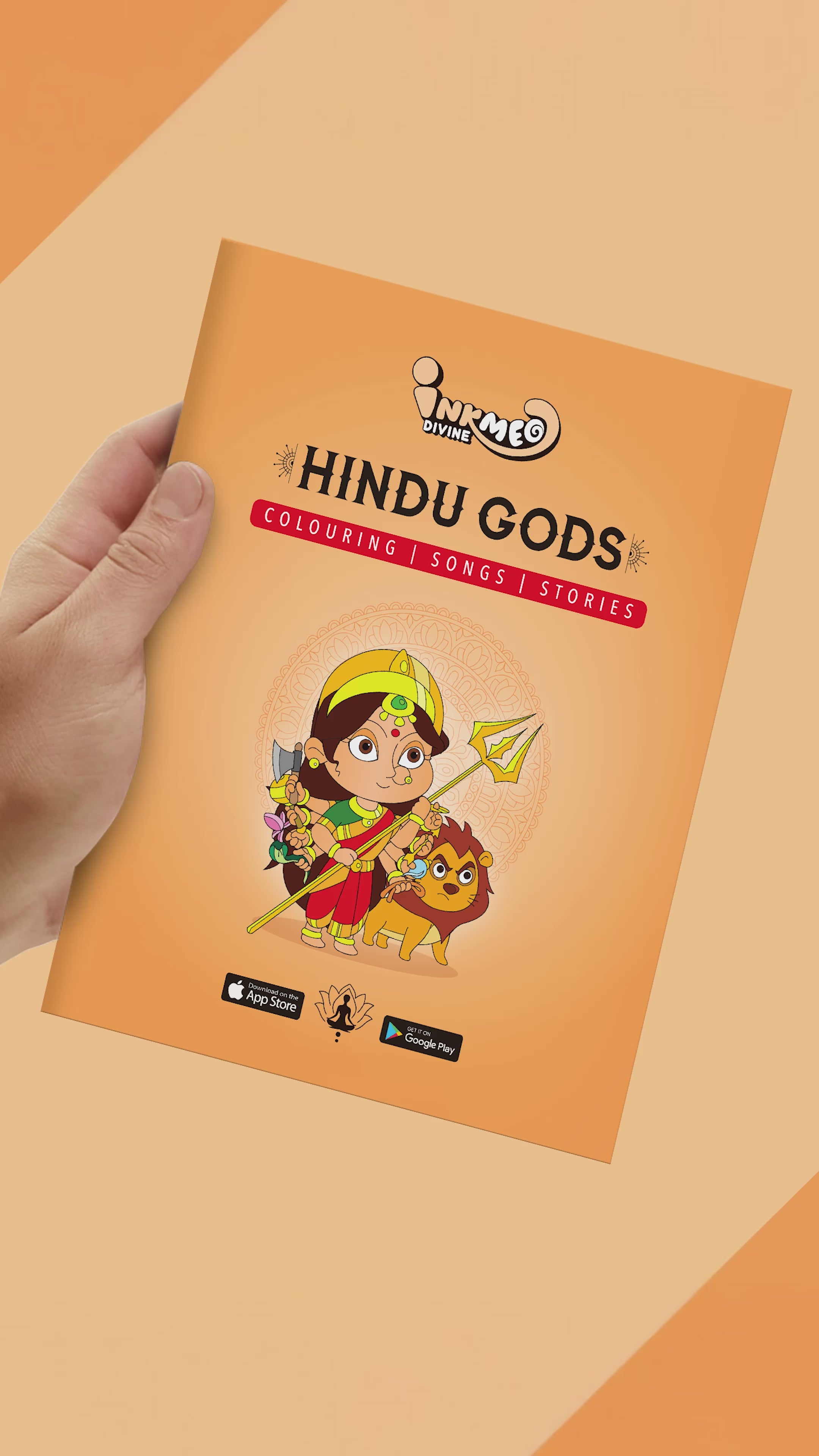 Hindu Gods Reusable Colouring Book