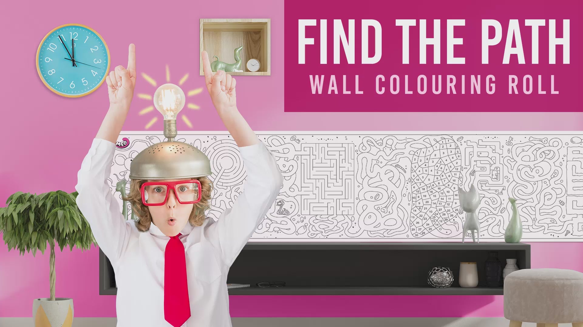 Find The Path Colouring Roll