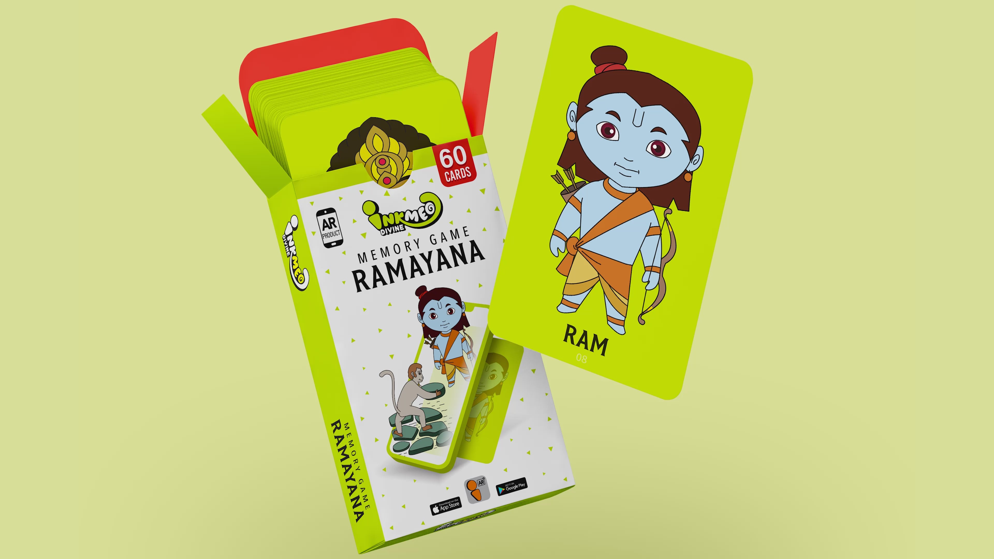 Memory Game Ramayana Cards | AR Enabled
