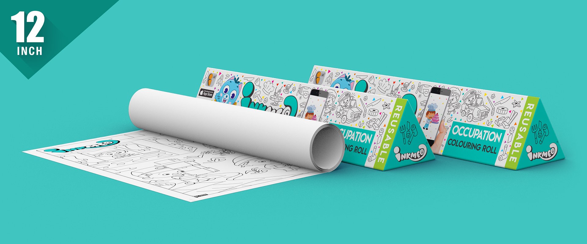 Occupation Colouring Roll (12 inch) - Inkmeo