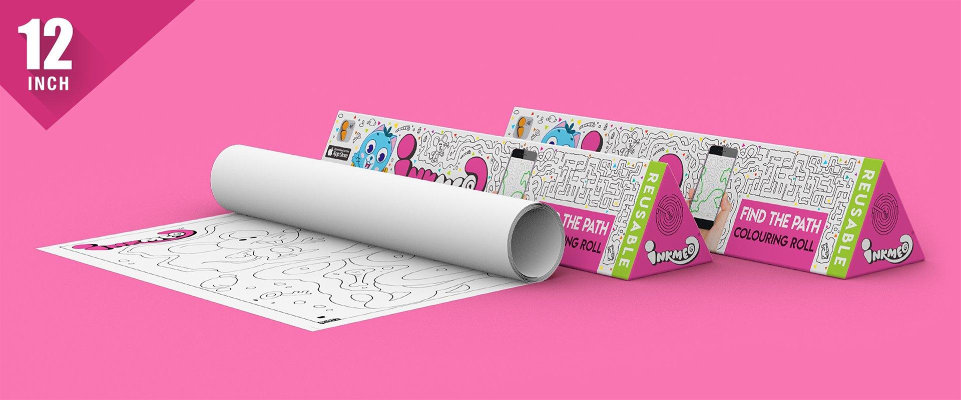Find the Path Colouring Roll (12 inch) - Inkmeo