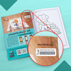 The image depicts a green background with an open book placed on it, with an activation code zoomed in from the book.