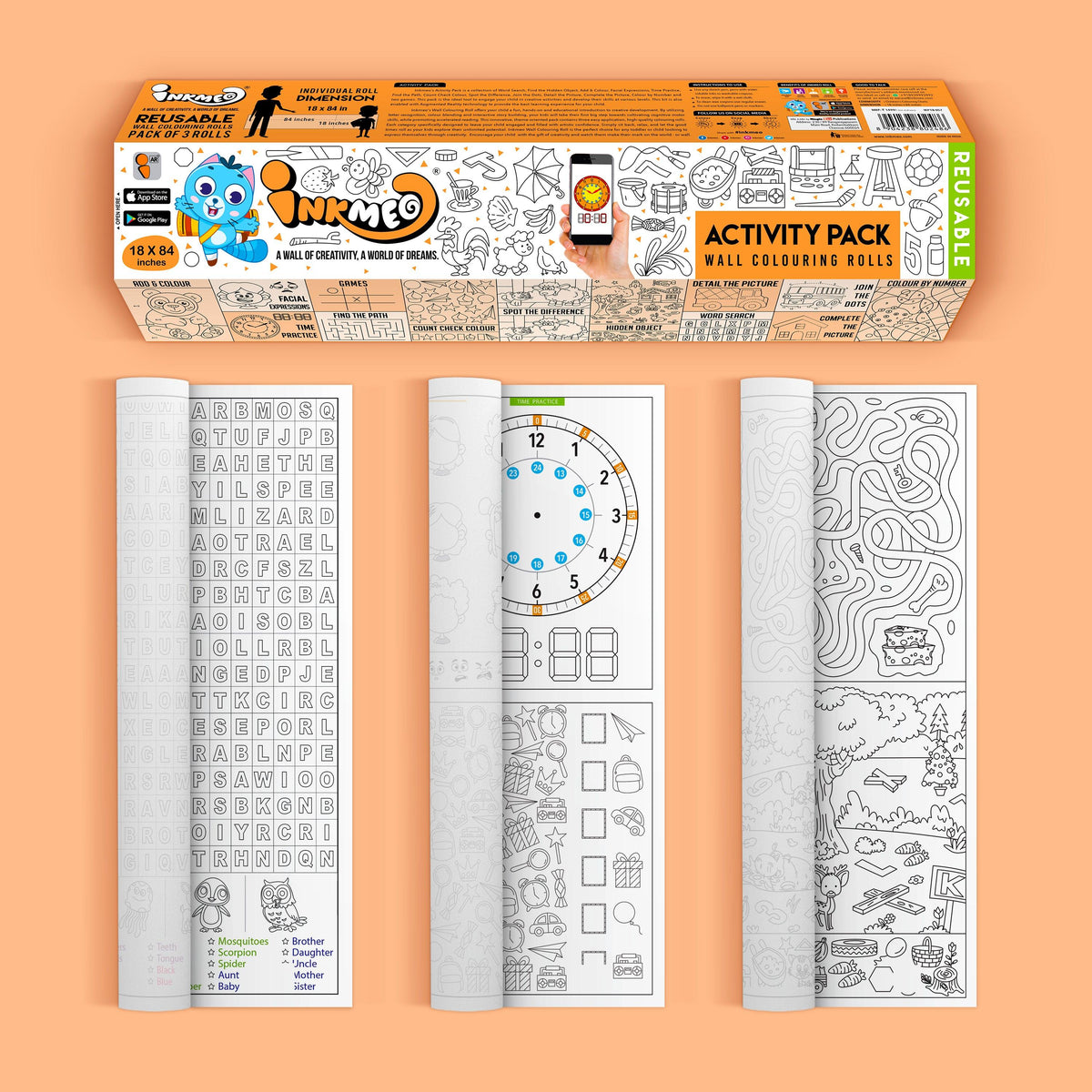 Activity Pack | AR Enabled | Reusable – Inkmeo