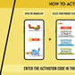 The image has a yellow background which is divided into two parts. The first part shows a free mobile application for downloading the Inkmeo app in the App Store and Google Store. The second part shows four mobile phones with the caption "To open the Inkmeo app, tap the QR code symbol, and scan the QR code & click validate.