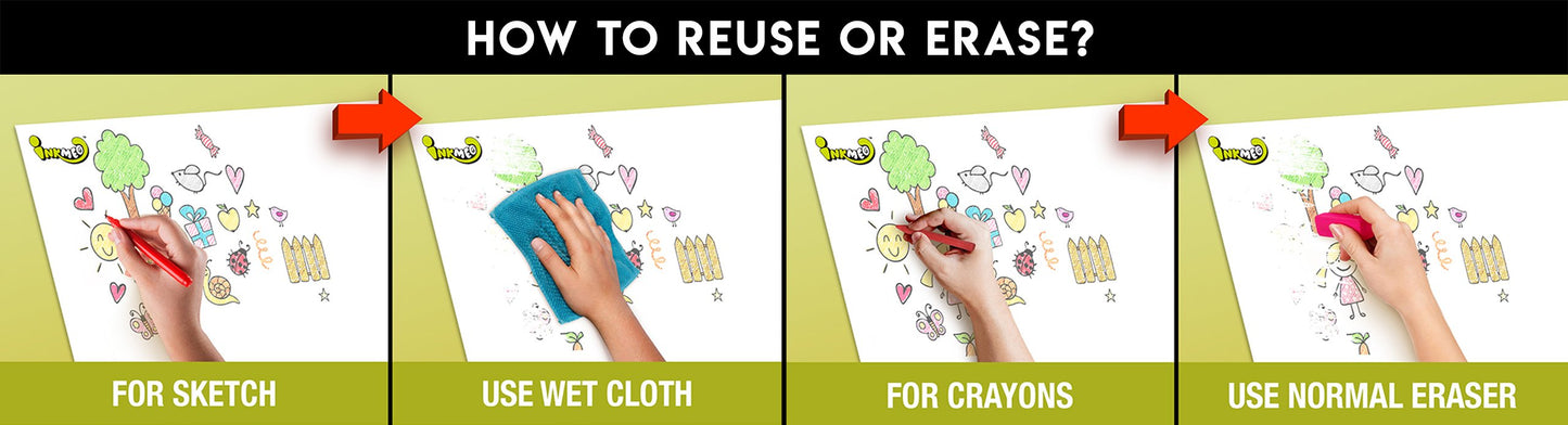 12 Inch Multipurpose Creative Reusable Roll - Inkmeo