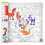 The image depicts a red box with a roll opened from inside it alongside a colourful picture.