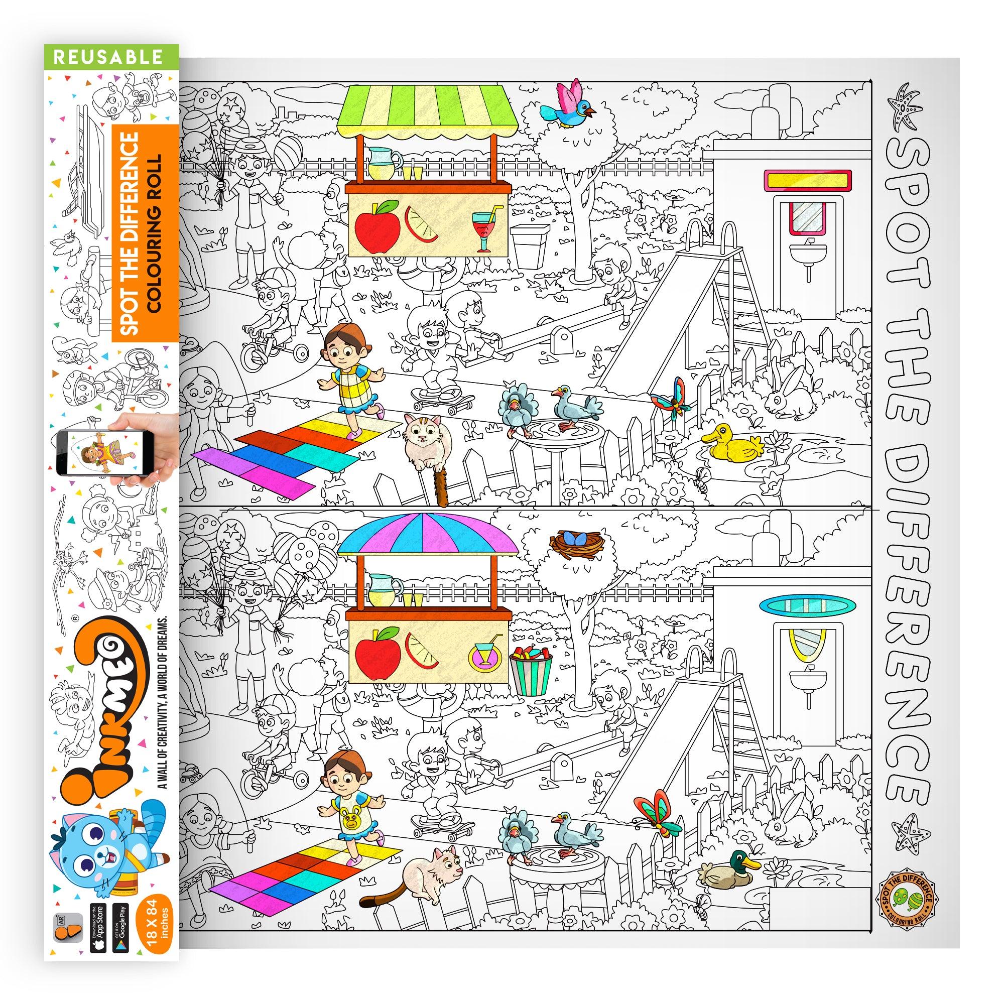 The image depicts a orange box with a roll opened from inside it alongside a colourful picture.
