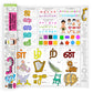 Tamil Alphabet Colouring Roll - Inkmeo