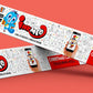 The image displays a red background with two triangular boxes arranged in a T-shape, one above the other.