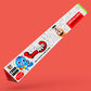 The image shows a red box featuring a cute cartoon character, perfect for adding a touch of fun to any space.