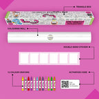Tamil Alphabet Colouring Roll - Inkmeo